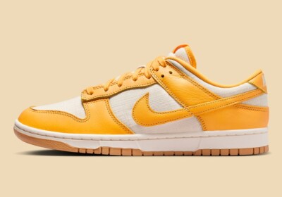Nike Dunk Low Retro PRM University Gold Yellow Coconut Milk Nby HF4867-739 sz 13