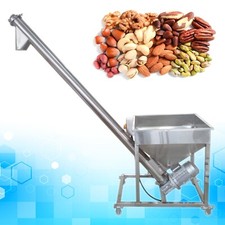 1.7m 110V 1.1KW Automatic Screw Feeder Inclined Conveyor Stainless Steel 3m³/h