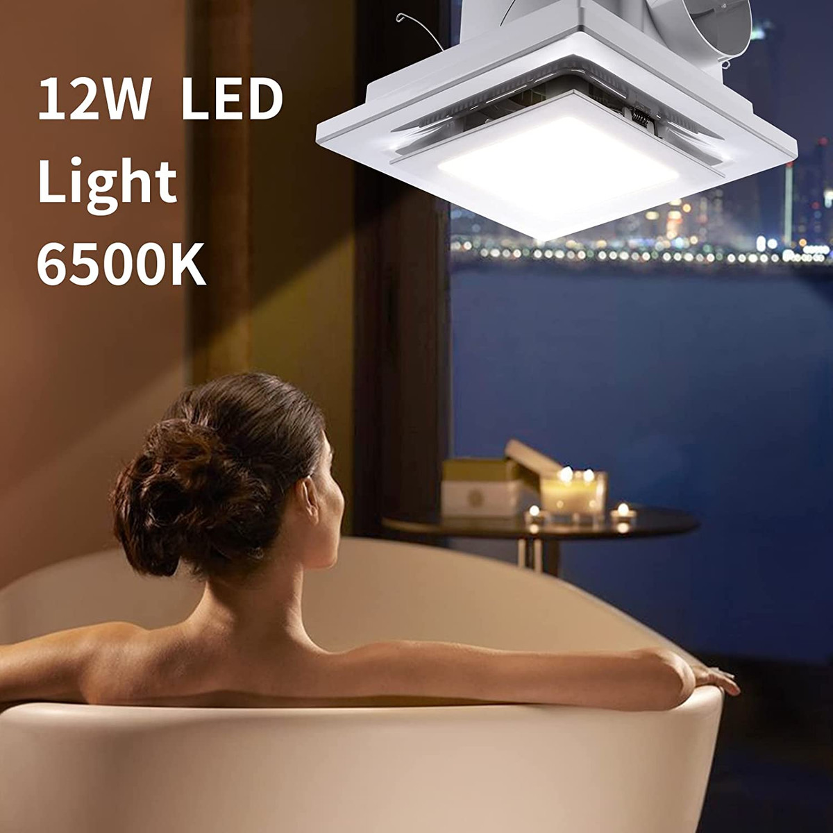 Modern Bathroom Exhaust Fan Light | Shelly Lighting