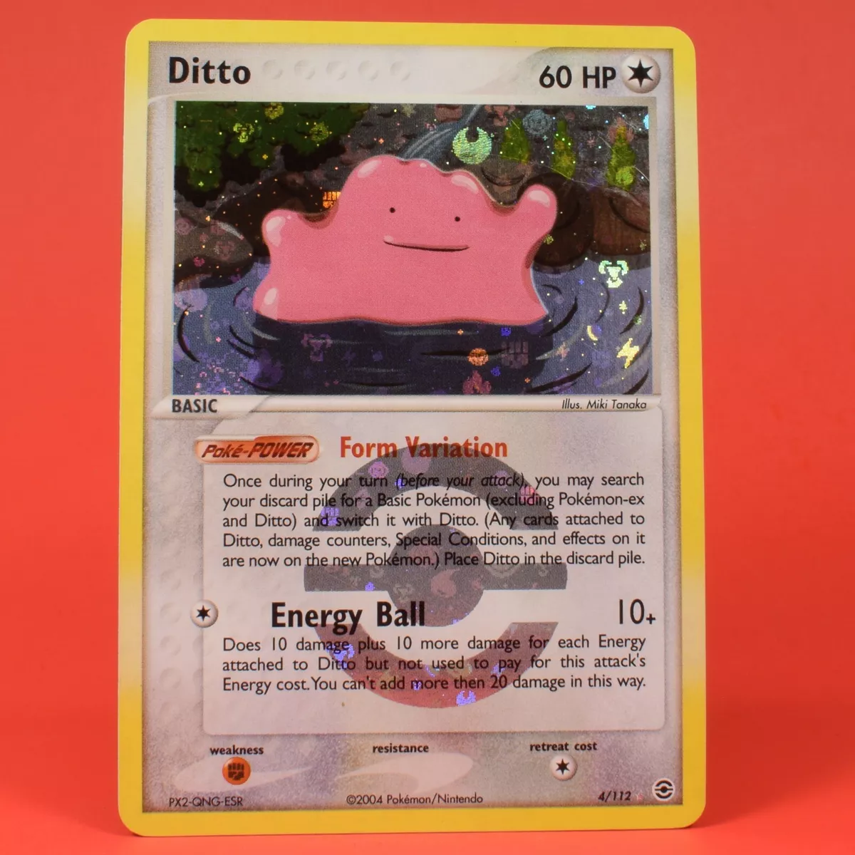 Carta de Jogo: Ditto (Pokémon TCG(Fire Red-Leaf Green Set) Col:PKM-FLS-EN004