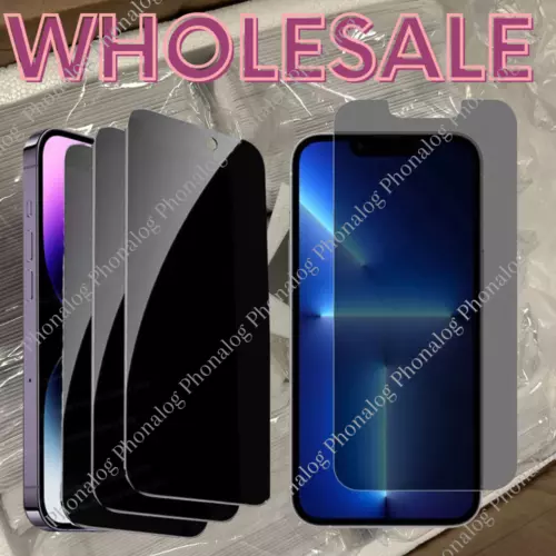 Sichtschutz Displayschutzfolie Hartglas Set für iPhone 16 15 14 13 12 11 XR 8 7 - Bild 1 von 30