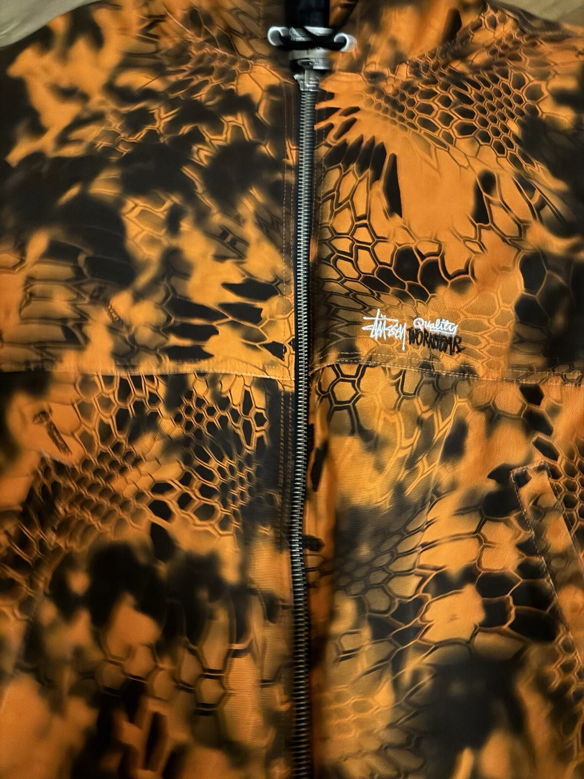 STÜSSY Men's Work Jacket Kryptek Camo Jacket Inferno image 2