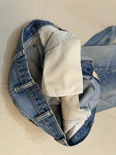 Wrangler Vintage USA Made 31x30 Jeans 910 DEN W14CN 1970's. Hippie Punk Retro 77 - Picture 14 of 19