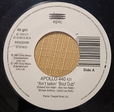 Apollo 440 / Maria Montell - Ain't Talkin' 'Bout Dub / Di Da Di (7'' Promo)