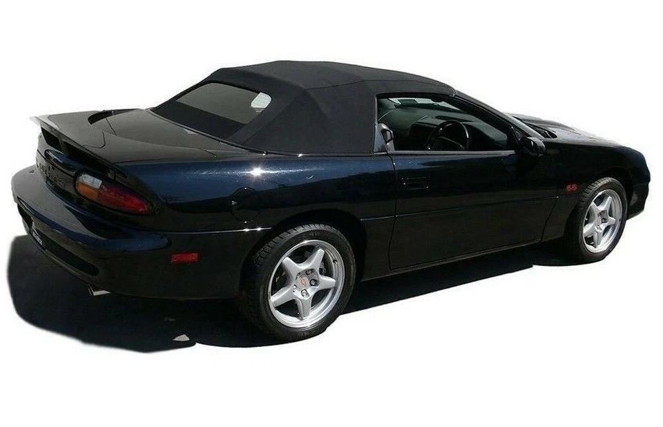 Se adapta a: Chevrolet Camaro 1994-02 techo blando con DOT vidrio térmico HAARTZ vinilo negro Foto 3 de 3