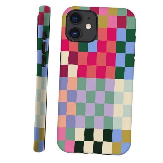 SEized Case Compatible with for,Phone Case for iPhone 11 Colorful Checkerboard