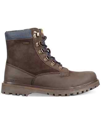 Size 6 - Barbour‎ Men\'s Chiltern Waterproof Leather Derby Boot Brown Barbour Chiltern II Olive Brown Waterproof Walking Boots main image 2