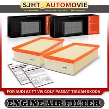 2x Engine Air Filters for Audi A1 A3 Q2 Skoda Karoq Octavia Superb VW Caddy Polo
