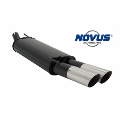 Novus N Sport Auspuff Endschalldämpfer 2x76 scharf schräg VW Golf 3 4 Cabrio Neu