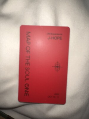 BTS MAP OF THE SOUL ON:E DVD bluray Photocard j-hope | eBay