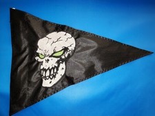 12"x 18" Triangle Cracky Skull Safety FLAG ATV JEEP UTV Recumbent Trike Kayak