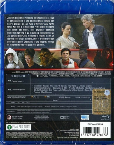 2 Blu-ray STAR WARS - EL DESPERTAR DE LA FUERZA Box Set nuevo sellado 2015 - Imagen 2 de 2