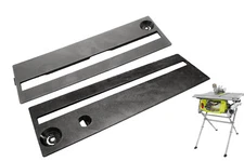 Insert for Ryobi RTS12 Table Saw Throat Plate 1/2" DADO / Standard (10" 15a)
