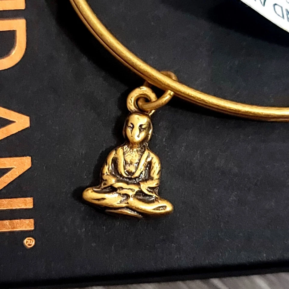 Pulsera Alex And Ani Buda Charm Foto 3 de 4
