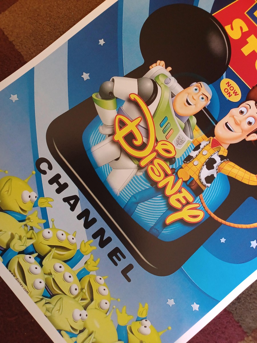 1995 Disney Toy Story Woody Buzz 11x17 Poster Buzz Lightyear | eBay