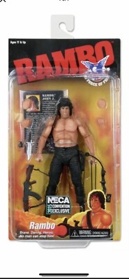 SDCC 2015 NECA RAMBO FORCE OF FREEDOM 7'' FIGURE EXCLUSIVE SYLVESTER STALLONE