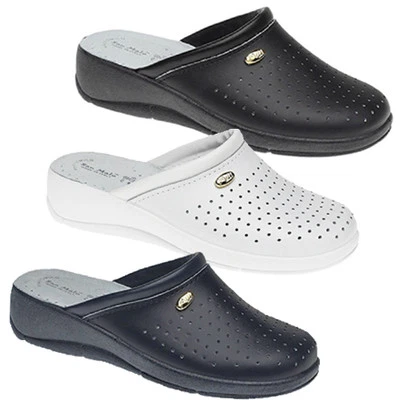 LADIES NURSE MULE COMFORT SANDALS WORK CASUAL HOSPITAL KITCHEN CLOGS SHOES