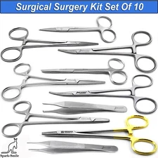 Surgical Minor Surgery Kit Student Dissecting Suture Removal Instruments Set CE
