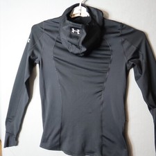 Under Armour Run Hoodie Womens Medium Fitted Jacket Thumb Hole Light Zip Pocket