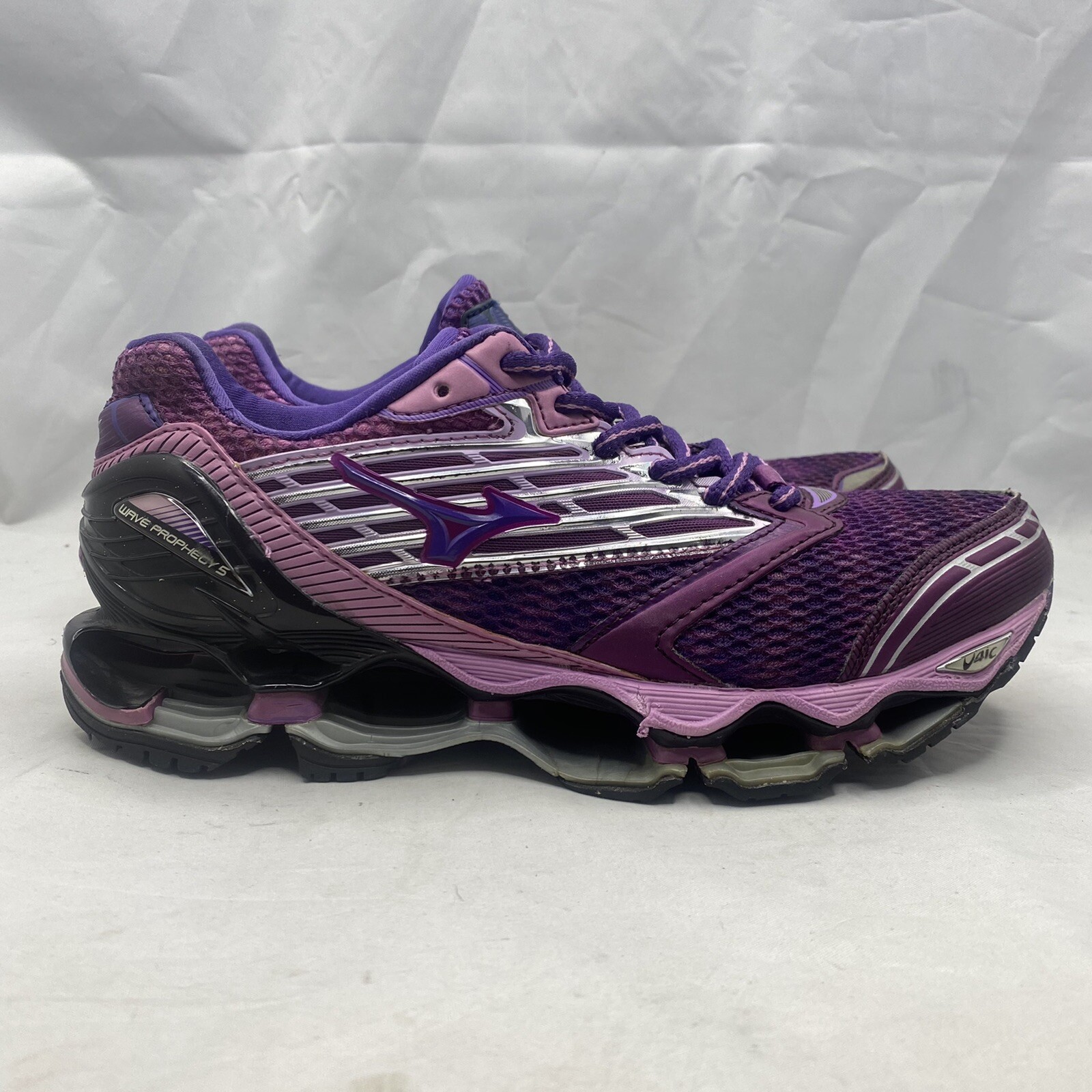 Mizuno Wave Prophecy 5 Running Shoe Sneaker Purple Womens Size 7.5 /EUR 38 |