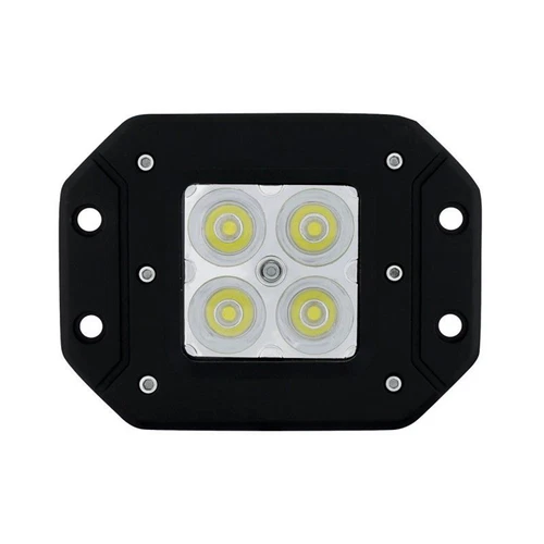 3" LED Square Pod Flush Mount Spot Light Boat Work Truck Grill Bumper Off Road - Picture 2 of 6