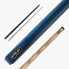 Riley METALLIC BLUE Butt 57 Inch 2 Piece Ash ENGLISH POOL Cue 8.5mm Tip