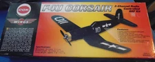 Vintage Cox Wings F4U Corsair 3 Channel RC ARF Kit