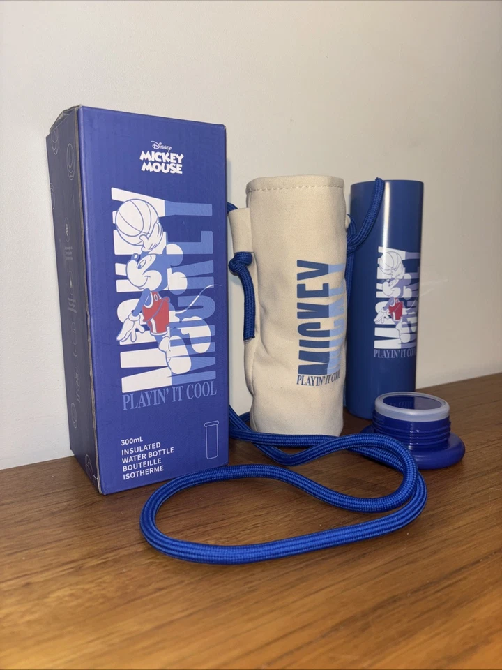 Disney Mickey Mouse ‘Playin’ It Cool’ Water Bottle - Miniso Sport Collection NEW - Image 2 of 4