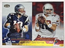 2002 Heads Up Update 8 Generations Josh Mccown Tom Brady Cardinals Patriots