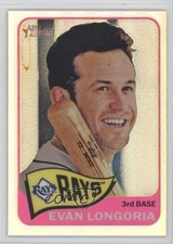 2014 Topps Heritage Chrome Refractor 561/565 Evan Longoria #THC-461 0t0b