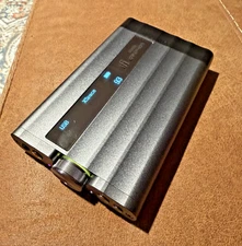 iFi xDSD Gryphon portable DAC/headphone amp used with custom case