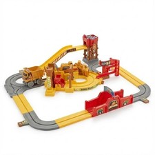 Construction Truck Track Set Mining Playset Dump Truck Excavator Crane Toy Kids