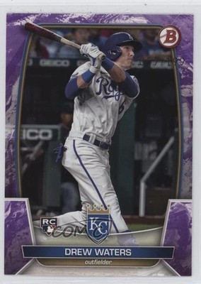 2023 Bowman Purple Pattern 57/199 Drew Waters #5 Rookie RC 1m9v