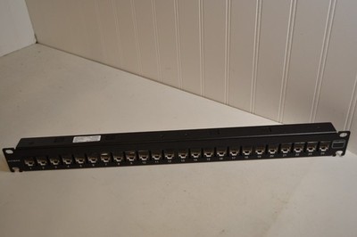 SIEMON UP6-F1-24L-RS ULTRAMAX 24-PORTS 1U CAT6 PATCH PANEL BLACK