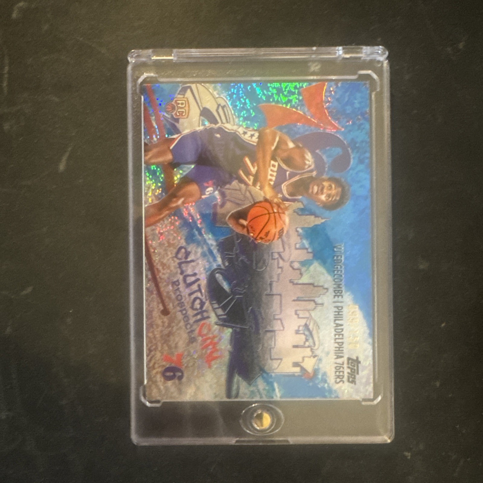 2025-26 Topps Clutch City VJ Edgecombe Blue /150