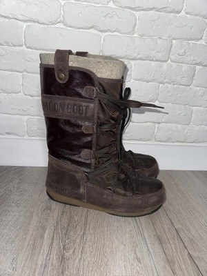 women moon boot boots brown 37