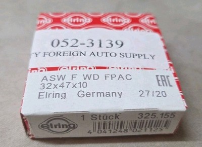 325.155 Oil Seal ELRING  Camshaft Seal Audi VW   32x47x10