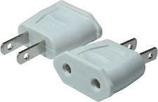 2pcs/lot Top EU Euro Europe to US American USA Power AC Wall Plug Converter Trav