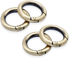 Metal O Ring Spring Opening Purse Making Snap Trigger O-Rings Clip Key Ring Hold