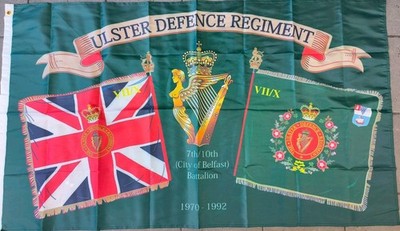 Ulster Verteidigungsregiment UDR Belfast 7./10. Brandneu Flagge 3 x 5 Fuß