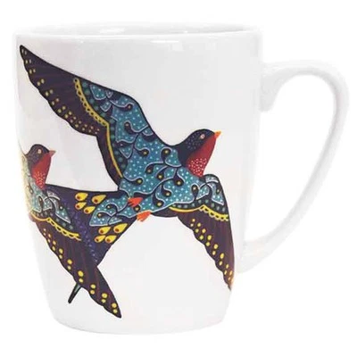 Queens Paradise Birds Swallow Mug Churchill China