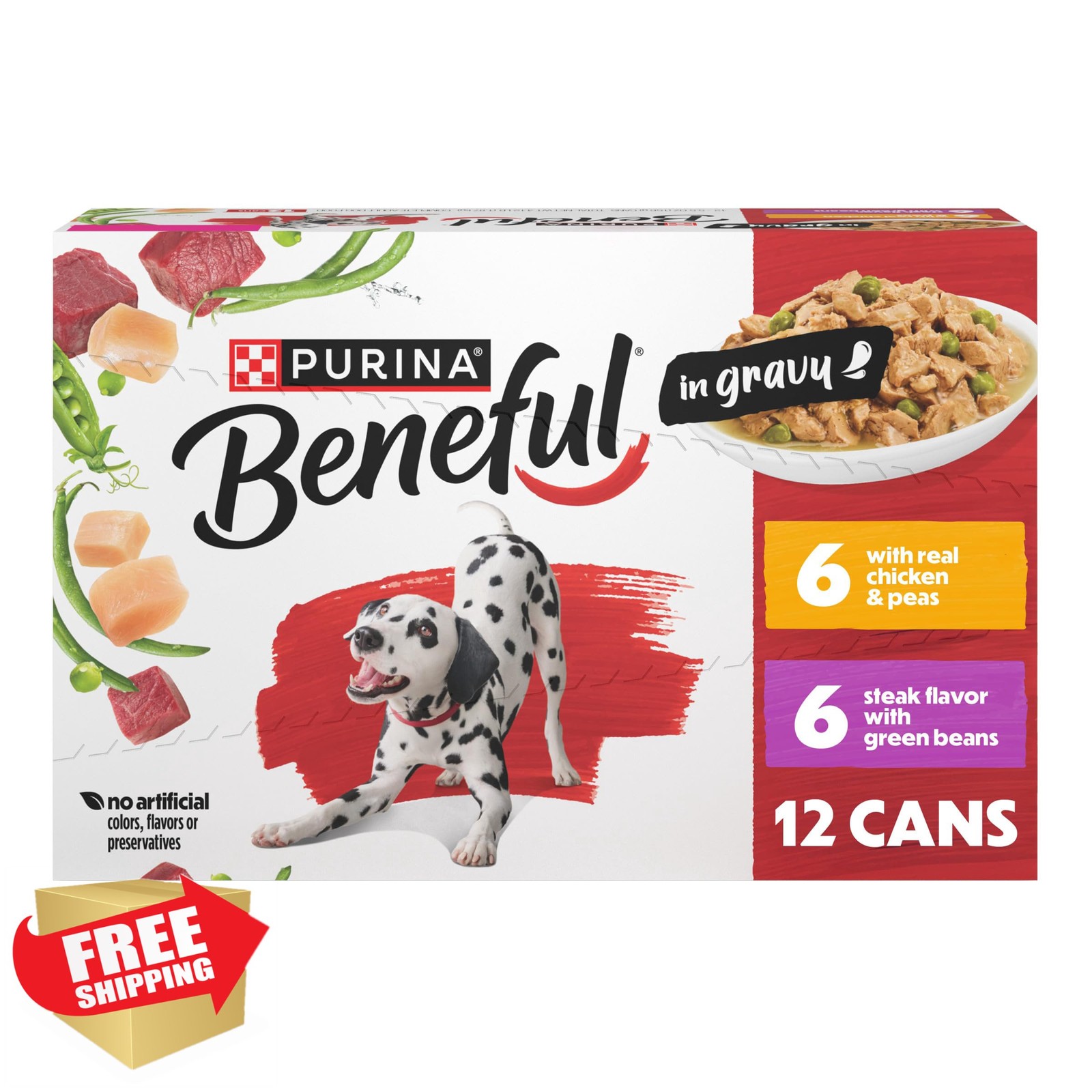 Real Chicken Steak Gravy 12 Pack