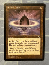 Lotus Petal - Tempest - Magic The Gathering - Vintage 1997