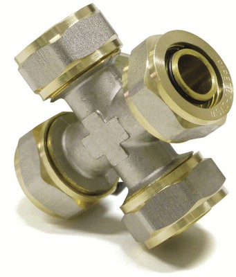 Pipetec Schraubfitting-Kreuzung