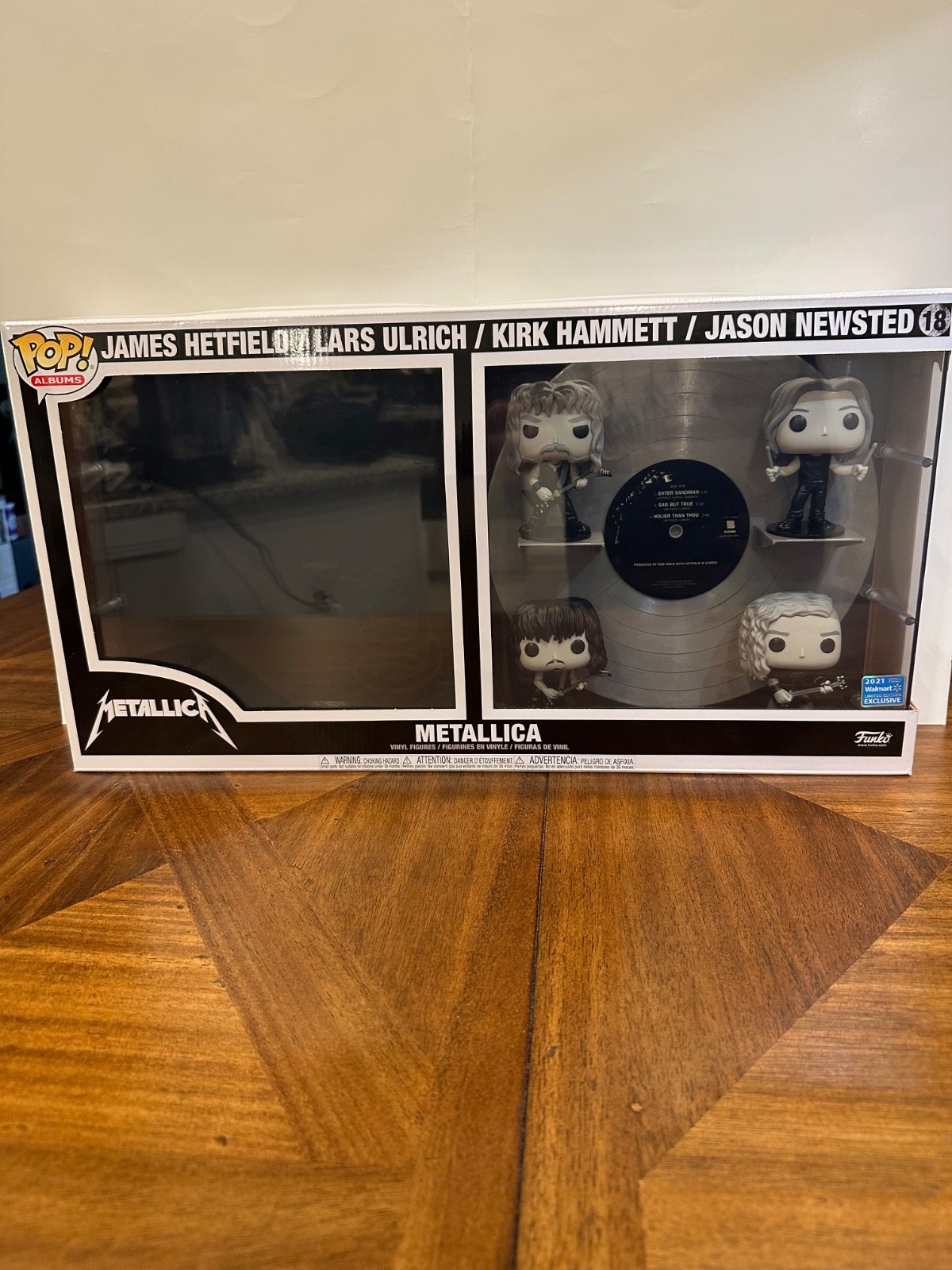 Metallica Funko Pop! #18 Deluxe- Black Album (2021 Walmart Exclusive)