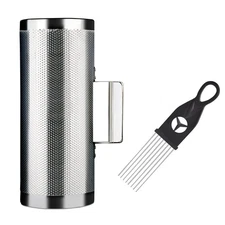 EASTROCK Stainless Steel Guiro Shaker 12" 5" Percussion Instrument Guiro Musi...