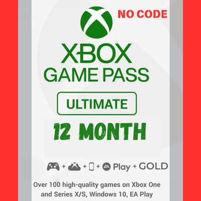 Xbox Game Pass Ultimate 12 Month Global - Live Gold + EA Play Fast Delivery