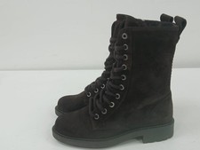 Clarks Ladies Orinoco 2 Style Dark Brown Suede Ankle Laced zip Boot UK(3) BOX 22