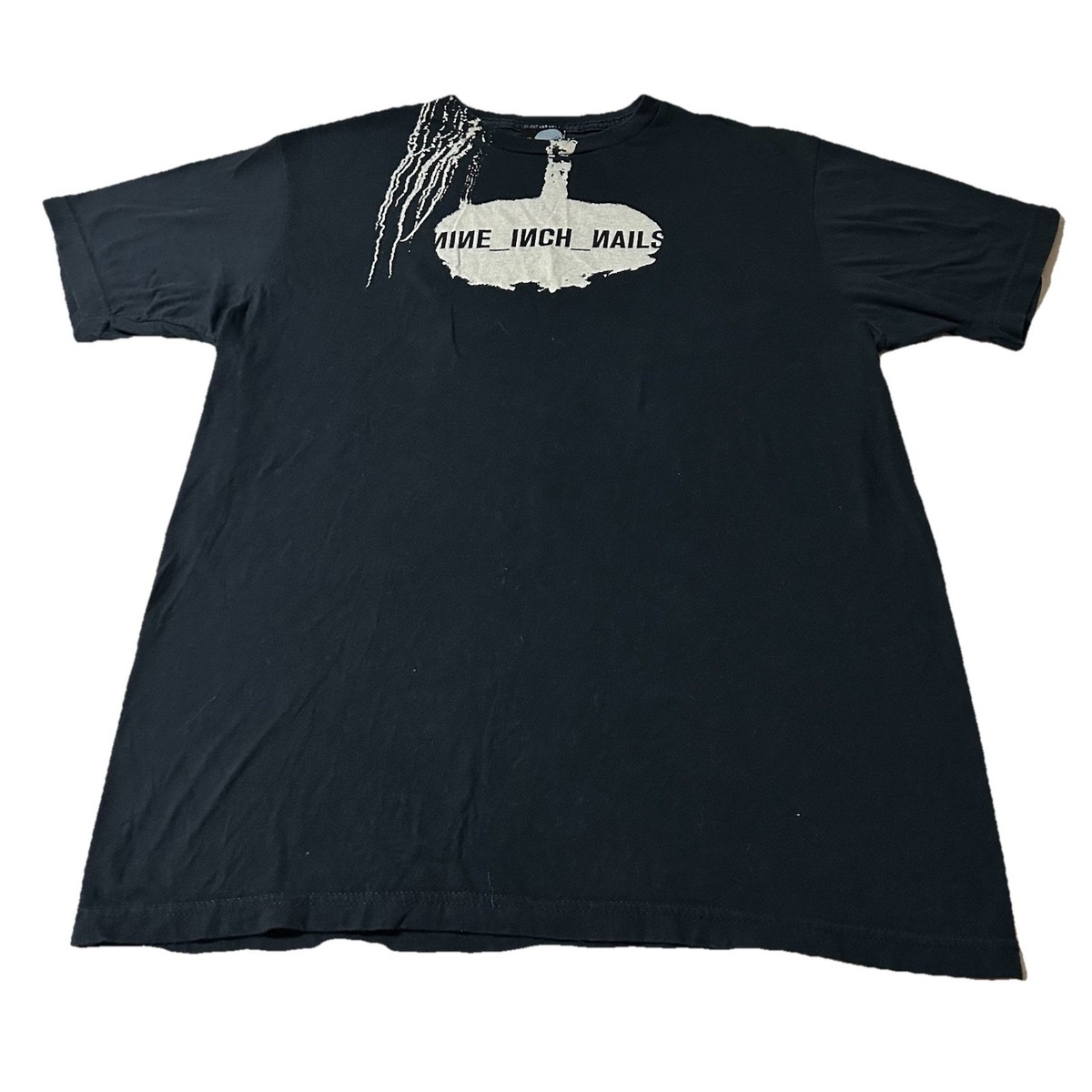 Vintage Y2K Giant Tag Nine Inch Nails Band Shirt Size Medium | eBay