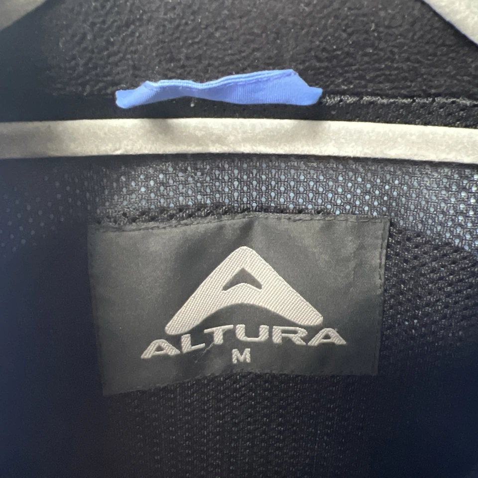 Altura Cycling Jacket Men's Medium Blue Full Zip Outdoors Windbreaker Reflective - Image 4 of 4